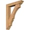 Ekena Millwork Balboa Traditional Smooth Bracket w/ Offset Brace, Western Red Cedar, 5 1/2"W x 26"D x 34"H BKT0604X26X34BOA01SWR - alternate 1
